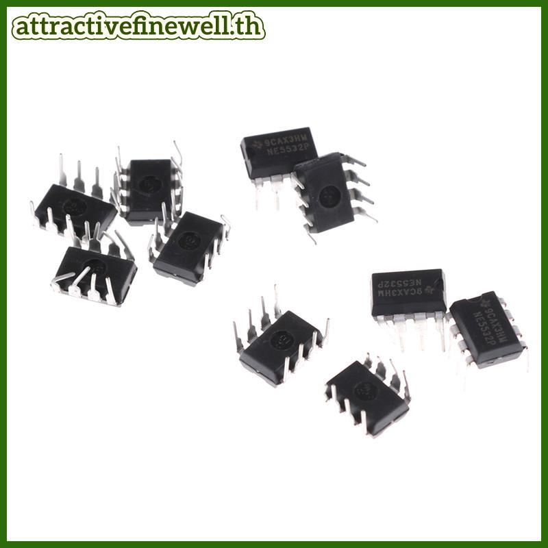 [attractivefinewell] 10 ชิ้น NE5532P NE5532 DIP-8 Dual Low Noise Op-Amp TI IC TIIV