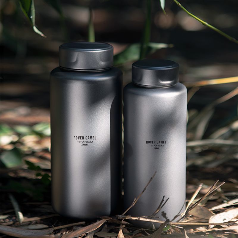 Range Rover Outdoor Pure Titanium Sports Water Bottle Camping Cycling Bottle Travel Portable Titaniu