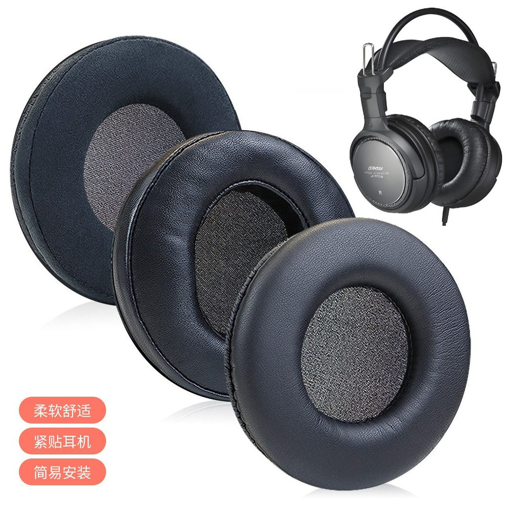เหมาะสําหรับ jvc jvc hp-rx900 เคสหูฟังทดแทน ที่ปิดหูกันหนาว 105 มม. การออกแบบขอบแคบกว้าง