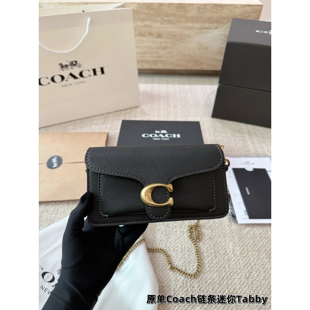 C Tabby Female Bag Tabby Classic Mini Bacchus Bag Envelope Bag Chain กระเป๋าสะพายข้าง