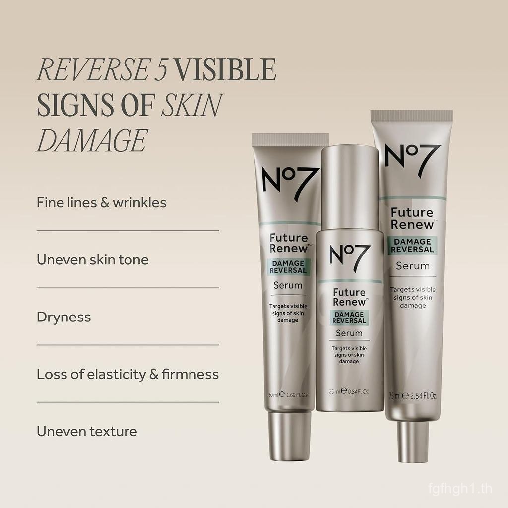 No7FutureRenewชํารุดReversalFaceSerum-Fast-AbsorbingPeptideSerumtoช่วยVisiblyReduceFineLines&Wrinkle