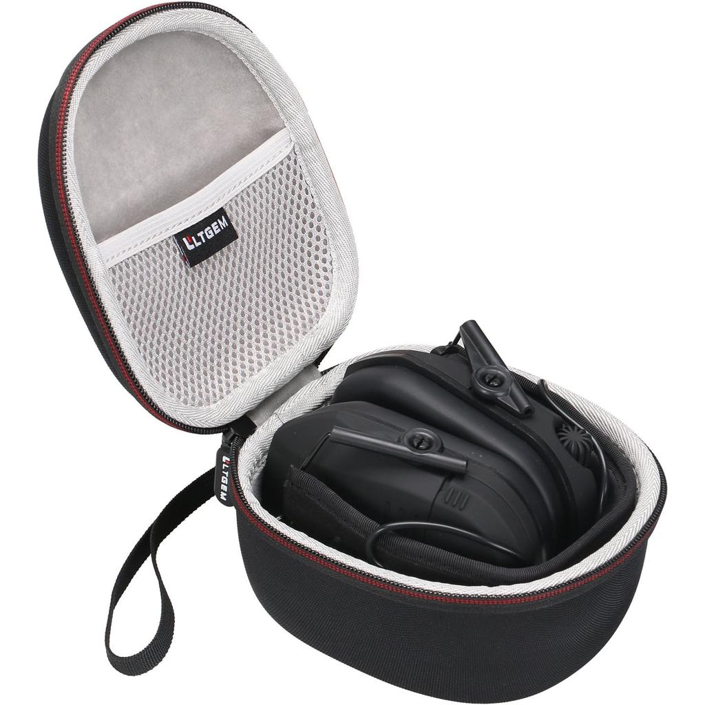 เคส LTGEM สําหรับ Walkers Razor Slim Ear Muffs - Hard Storage Travel Protective Carrying Bag