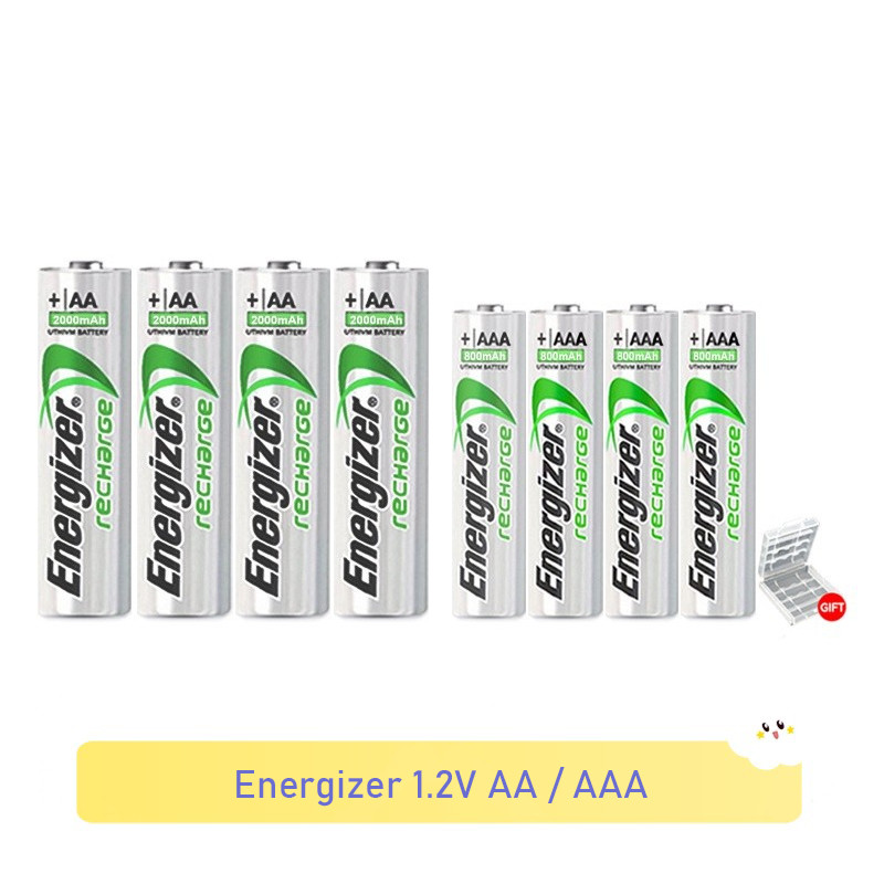 Energizer 1.2V AA 2000mAh / AAA 800mAh Ni-MH ถ่านชาร์จ