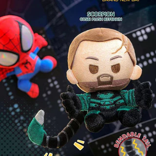 ของแท้ Hot Toys Cosbi Marvel Spider-Man Brand New Day ตุ๊กตาขนปุยกล่องสุ่ม พวงกุญแจ ของขวัญ -203