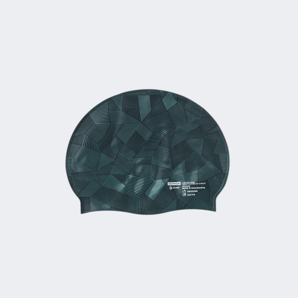 Decathlon Silicone Swim Cap หมวกว่ายน้ำซิลิโคนฟรีไซส์ รูปที่ 2