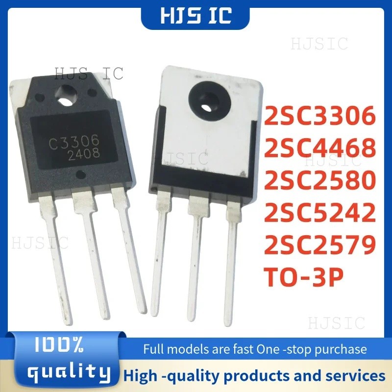 5PCS 2SC3306 C3306 2SC4468 C4468 2SC2580 C2580 2SC5242 C5242 2SC2579 C2579 TO-3P ขายส่ง Field Effect