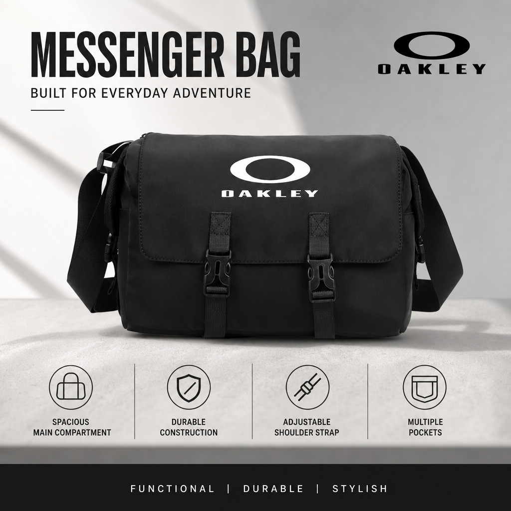 น้ําหนักเบา Flip Cross-body Messenger Bag Double Buckle Commuter Storage Bag Multi-Channel Outing Po