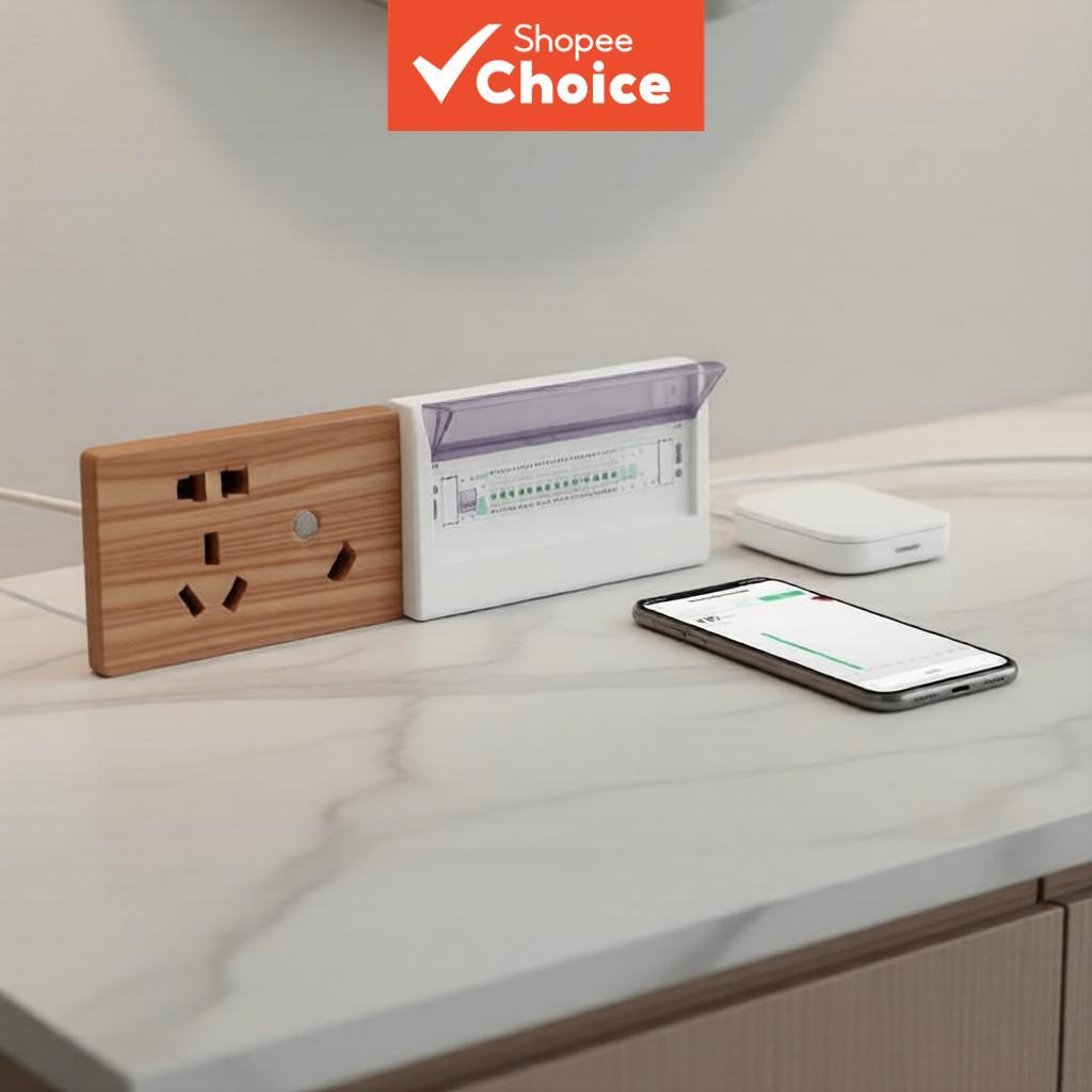 สําหรับ tuya wifi/zigbee เบรกเกอร์อัจฉริยะ - 1a-63a มิเตอร์ไฟฟ้าแบบปรับได้
