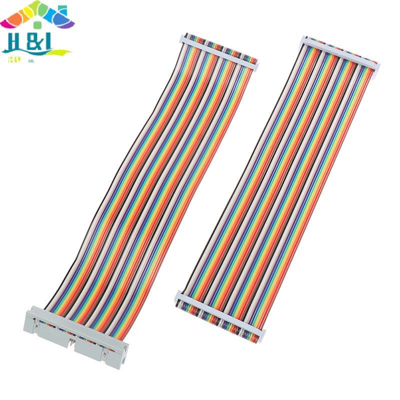 H&L Raspberry Pi 40 Pin GPIO Cable Extension Wire สําหรับ Raspberry Pi 4B/3B GPIO Board {th}