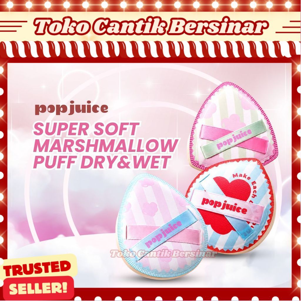 POPJUICE Super Soft Marshmallow Puff Dry & ทนทาน