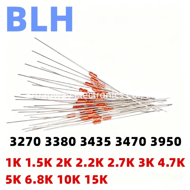 20PC MF58 3270 3380 3435 3470 3950 NTC ตัวต้านทานความร้อน B 5% 1K 1.5K 2K 2.2K 2.7K 3K 4.7K 5K 6.8K 