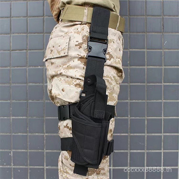 สินค้าใหม่ G17/18/19/22/34 ยุทธวิธีเลกกิ้ง Holster ไนลอน Universal P320 2011 1911 M92 Quick Draw Hol
