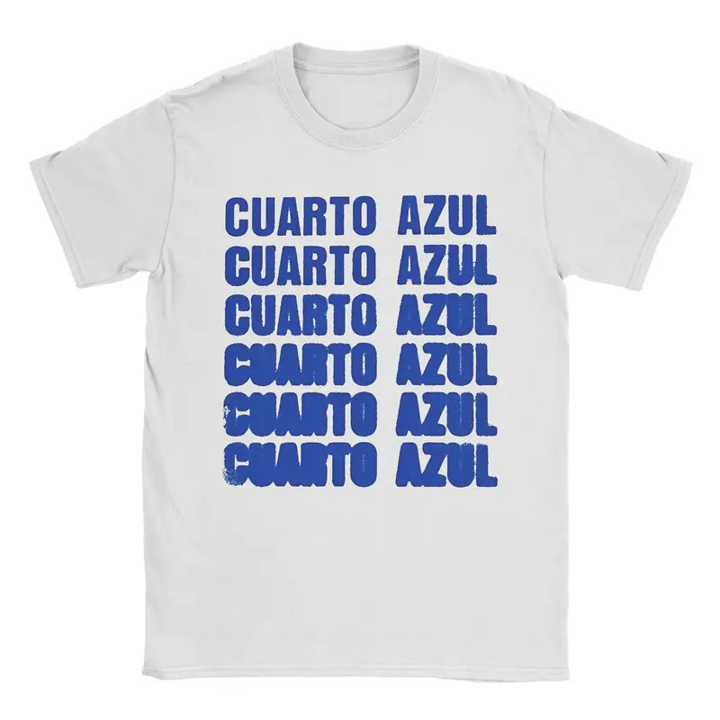 เสื้อยืดผู้ชาย Aitana CUARTO AZUL Tour ลายตลก ผลิตจากผ้าฝ้าย 100% แขนสั้น คอกลม