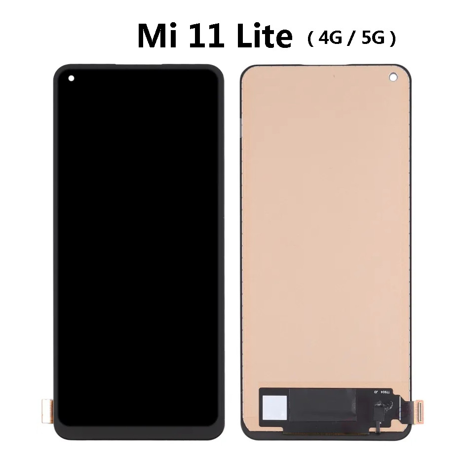สําหรับ XM Mi 11 Lite / Mi11 Lite จอแสดงผล LCD Digitizer หน้าจอสัมผัสกระจกสําหรับซ่อม ( M2101K9AG M2