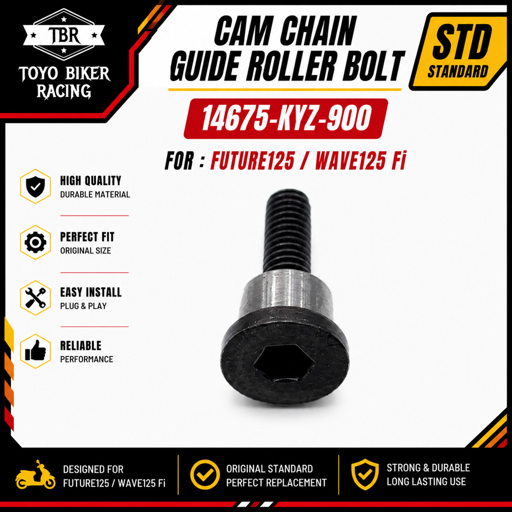Bolt , ลูกกลิ้งคู่มือโซ่ไทม์มิ่ง 14675-KYZ-900 Future125 Future 125 Wave125 Fi Wave 125 Fi OilPump N