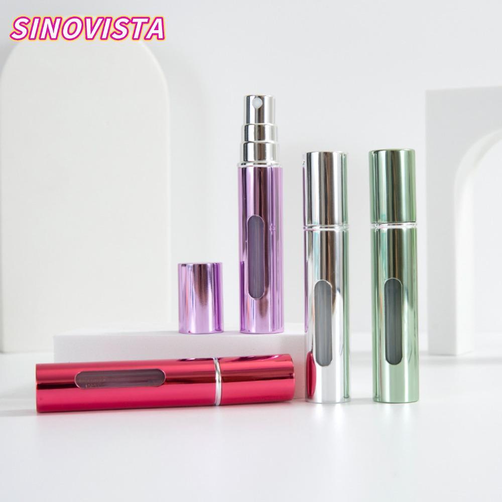 SINOVISTA Atomizer Bottle, Mini Refillable Perfume Bottle, Empty with Spray 10ml Portable Liquid Con