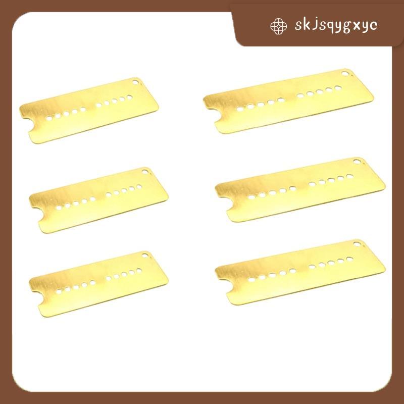 skjsqygxycGuitar Pickup Accessories P90 กีตาร์ไฟฟ้า Pickup Baseplate ทองเหลือง 50 มม.+ 52 มม.แผ่นฐาน