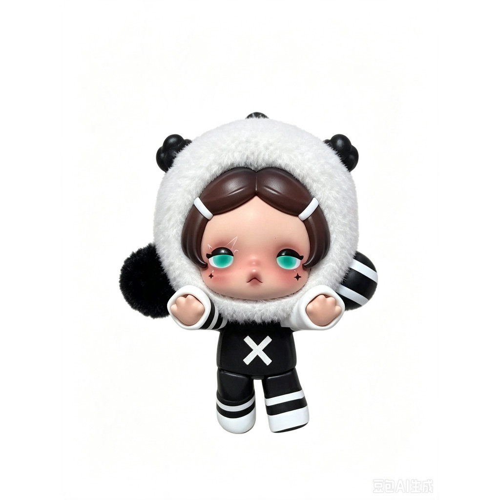 POPMART SKULLPANDA secret Self Mode POP ATTACH Off Mode Blind Box Gift หุ่นน่ารัก ของขวัญวันเกิด M7W