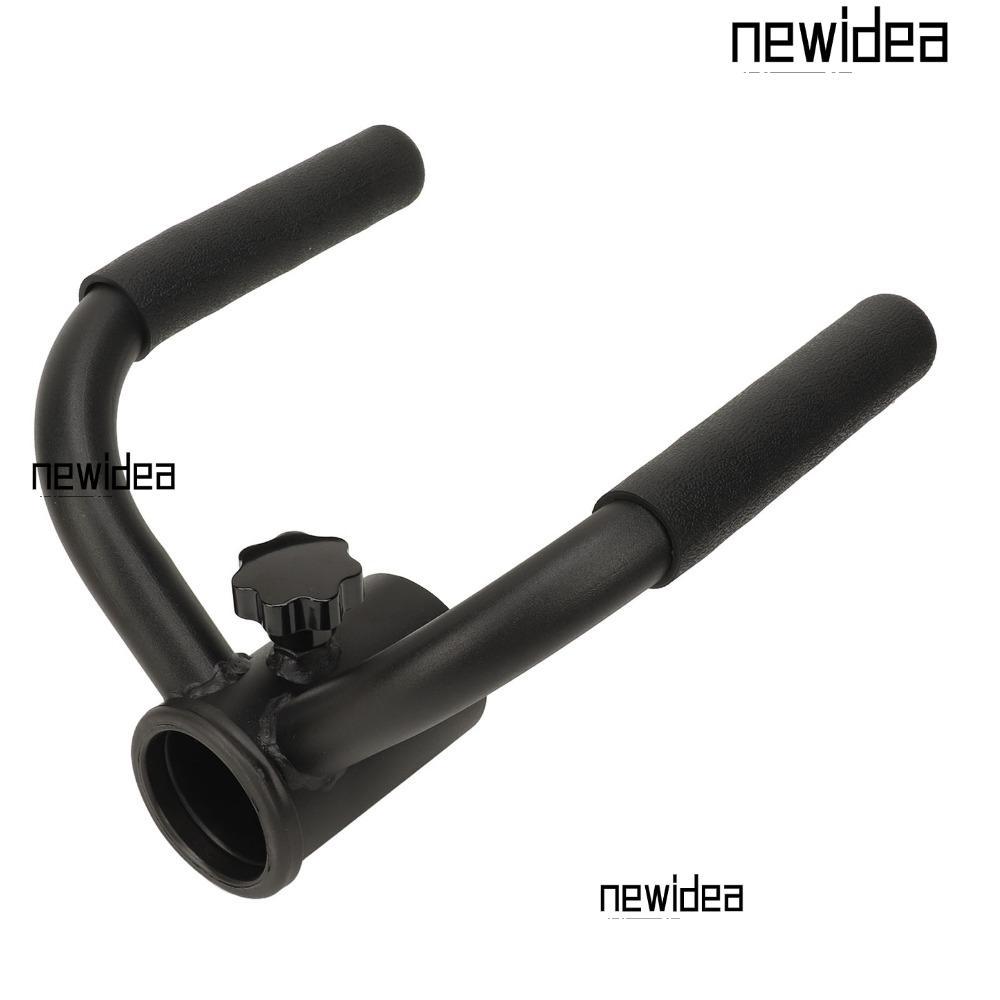 NEWIDEA Landmine Row Handle, Compact Adjustable T Bar Attachment, Multi-Functional Iron Black Row Ba