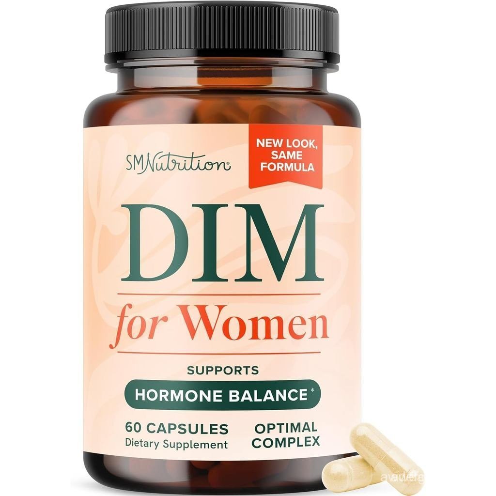 DIM สําหรับผู้หญิง 250 มก., Estrogen Hormone Balance Menopause Support | Hot Flashes Night Sweats Su