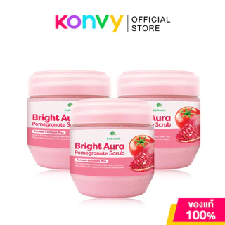 Freshment Bright Aura Pomegranate Scrub Tomato Collagen Plus 700g เฟรชเม้นท์ สครับขัดผิวสูตรทับทิม-มะเขือเทศ.