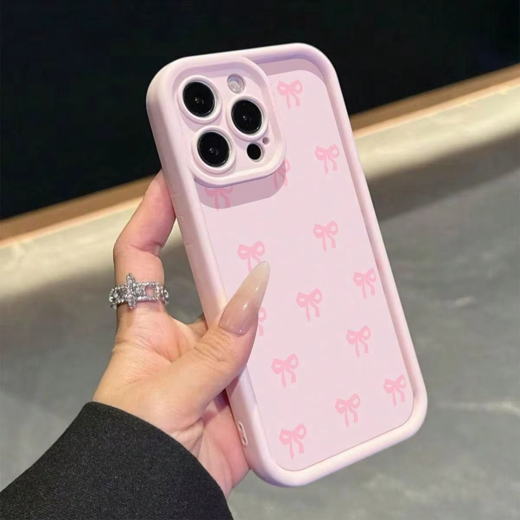 Bow Pattern Design Phone Case For Phone 16 Cases Phone 15 Pro Max 14 13 12 11 XS X XR 7 8 Plus 16E S