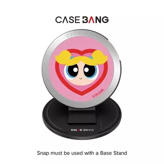 Casebang Magnetic The Powerpuff Girls Series Phone Grip Stand, การออกแบบทรายดูด, รองรับแม่เหล็ก, โครงสร้างถอดออกได้แบบแม่เหล็ก