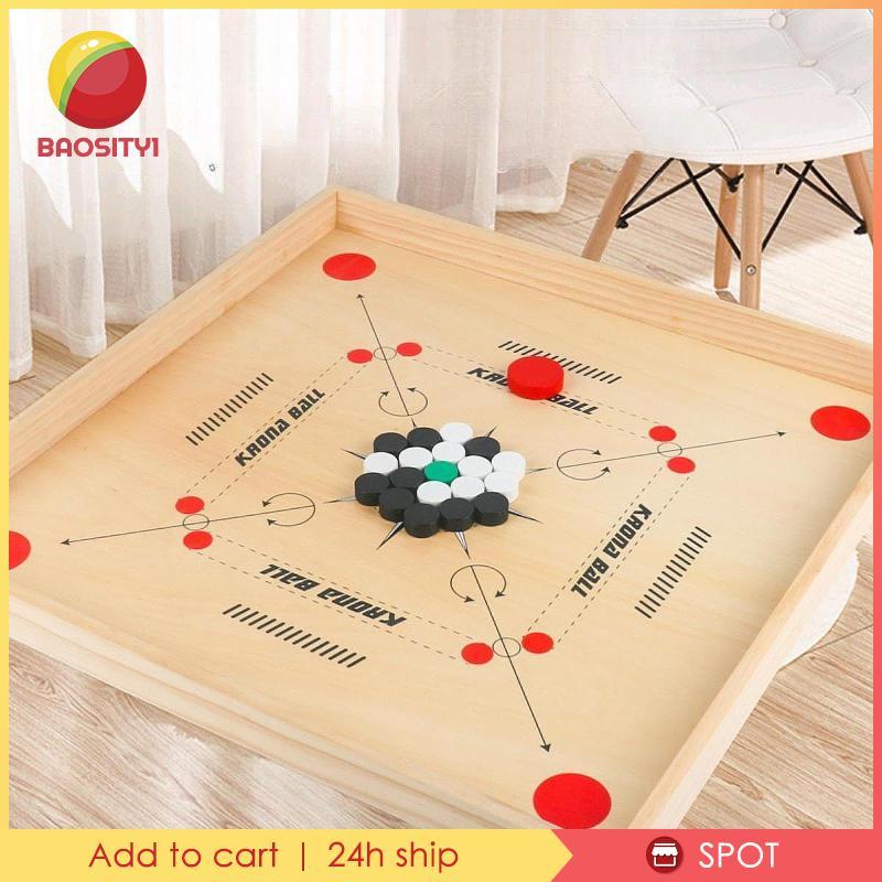 [Baosity1] Board Set,Hardwood Edges,18x 18 Board Game,Premium Playing Board Game, Wooden