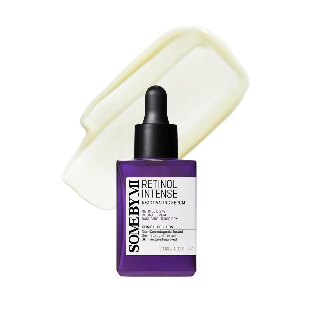 SOMEBYMI Retinol Intense Re Activating Serum – 1,01oz, 30ml – Sérum Coreano de Bakuchiol e Retinol f