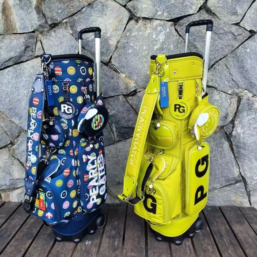 PG Golf Bag Golf Pull Wheel Trolley Bag Golf Moving Fashion Club