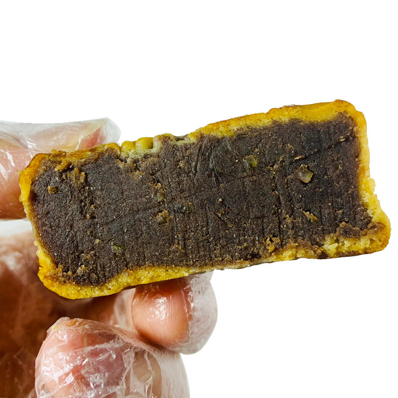 กวางตุ้งแท้ Xinhui Chenpi Bean Paste กวางตุ้งขนมทํามือแบบดั้งเดิมหลอดย่อขนมไหว้พระจันทร์รสถั่วแดง