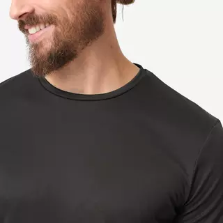 Decathlon Men'S Surfing Short-Sleeve Anti-UV Water T-Shirt เสื้อโต้คลื่นผู้ชายแขนสั้นป้องกันรังสียูวี รุ่น Water - Black