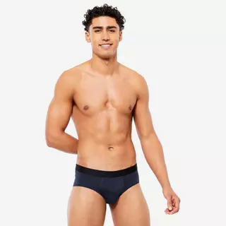 Decathlon Men'S Breathable Briefs กางเกงชั้นในระบายอากาศได้ดีสำหรับใส่วิ่ง - Blue
