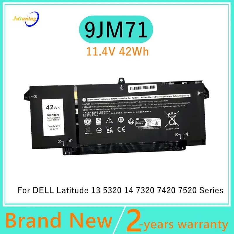 Quick ส่ง 9JM71 แบตเตอรี่แล็ปท็อปสําหรับ Dell Latitude 13 5320 14 7320 7420 7520 Series HDGJ8 MHR4G 