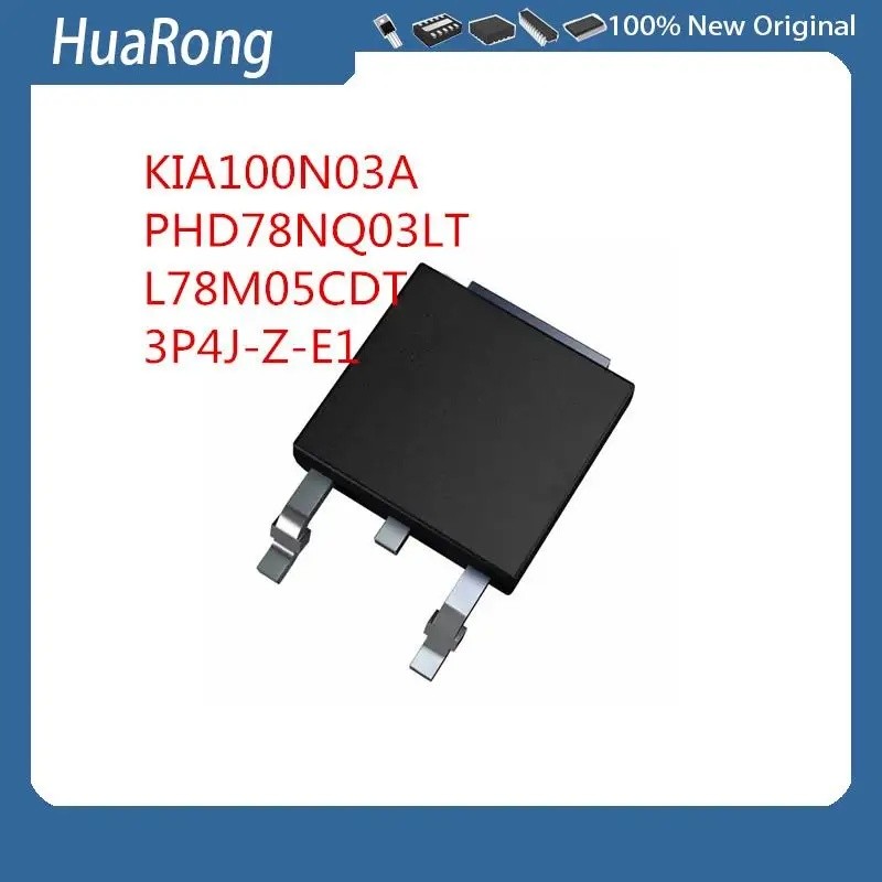 50 ชิ้น/แบทช์ KND3203B KIA100N03A LR8726 PHD78NQ03LT PHD78NQ03 78M05 L78M05CDT 7805 3P4J 3P4J-Z-E1-2