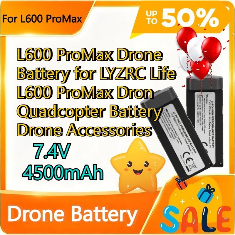 7.4V 4500mAh L600 ProMax Drone แบตเตอรี่สําหรับ L YZRC Life L600 ProMax Dron Quadcopter แบตเตอรี่ Dr