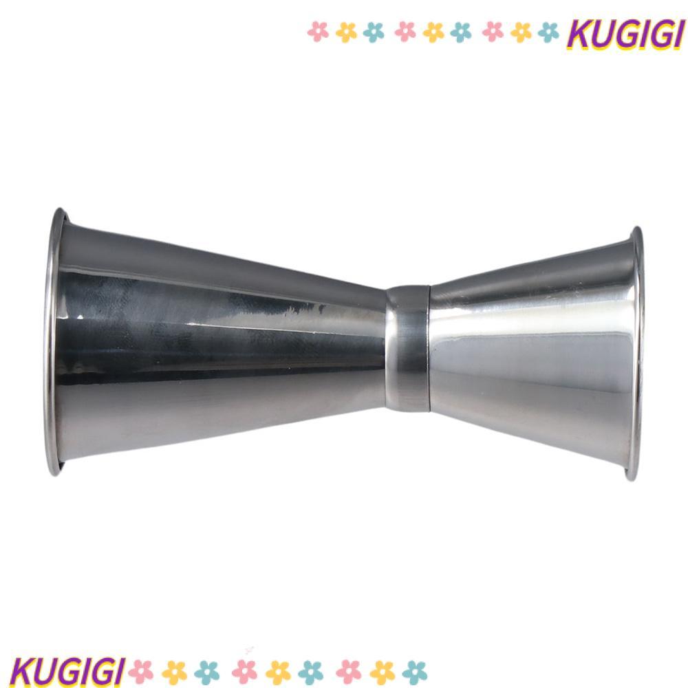 KUGIGI Double Cocktail Jigger, การวัดสแตนเลสภายในบาร์วัด Jigger, Hot OZ/ML Shot Bar Jigger Kitchen