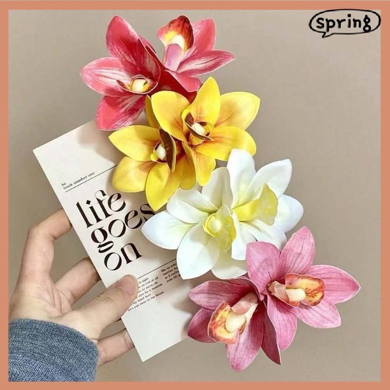 PCLUYBOY 1 4 ชิ้น Bohemian Canna ดอกไม้คลิปผมเจ้าสาวขนาดเล็ก Hairpins สําหรับฮาวายชายหาดงานแต่งงานผู้หญิง PCLUYBOY