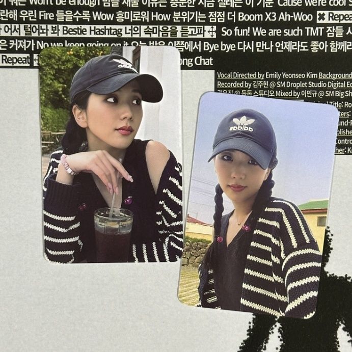 BLACKPINK Jisoo Regular Second Period Coffee Show Jeju Shima Show Kim Jisoo Photocard เสื้อแจ็คเก็ตล