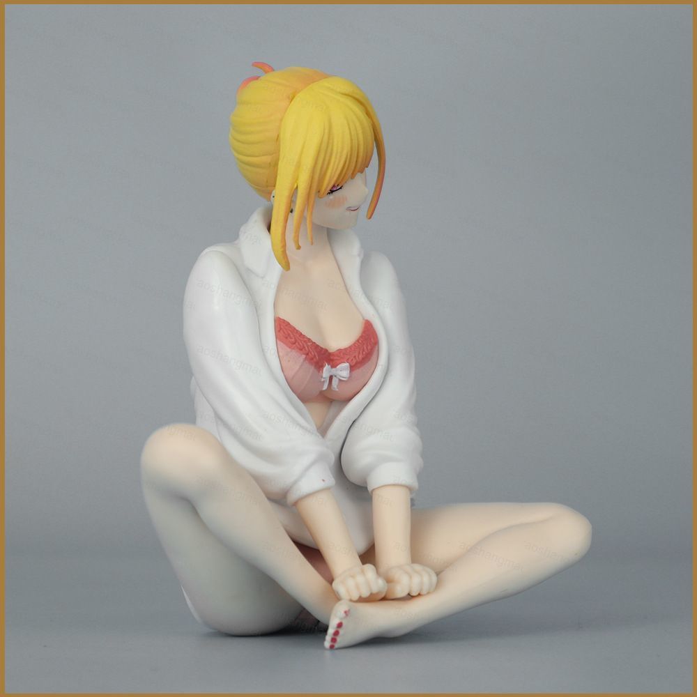 HK2 My Dress-Up Darling Marin Kitagawa เสื้อสีขาวนั่ง Action Figure อะนิเมะเดสก์ท็อปเครื่องประดับ KH