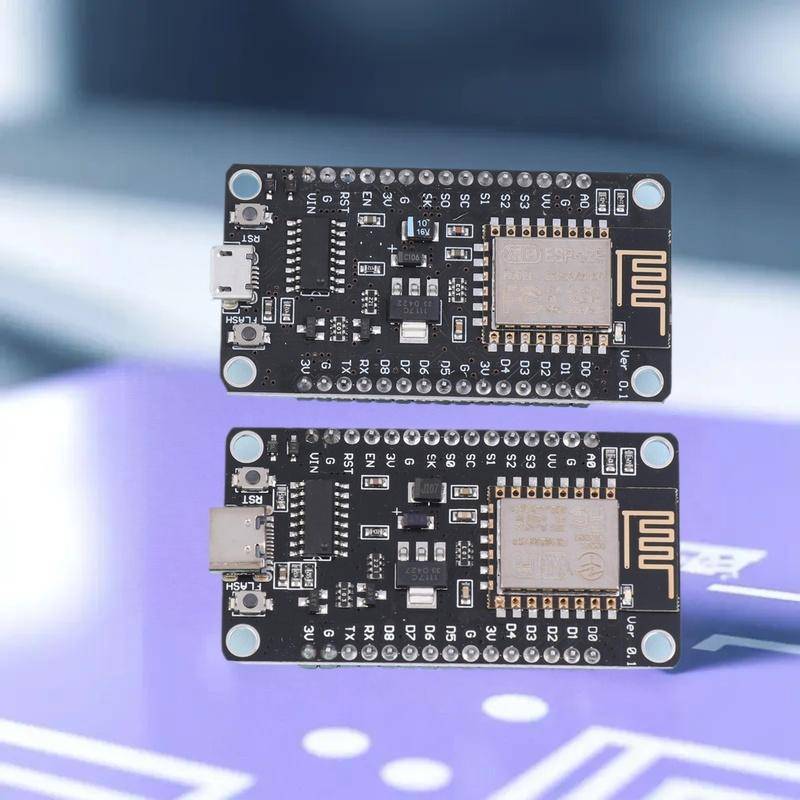 TasteTasty Nodemcu Lua V2.1 ESP8266 ESP-12F บอร์ดพัฒนา WIFI Micro USB- CH340 บอร์ดปุ่มแฟลชและปุ่ม RS