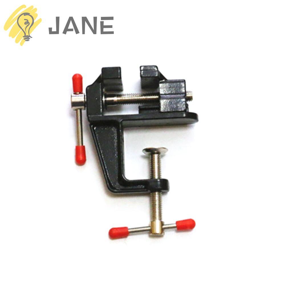 JANE Mini Work Bench Vise,Clamp On Design Bench Vice Mount Hobby Bench Vise,แบบพกพาขนาดเล็กขนาดอลูมิ