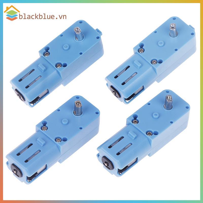 BBLUE DC 3V-6V 1:90 Blue Gear Motor All Metal/Half Metal Single Axis Gear Motor Robot รถอัจฉริยะลดคว