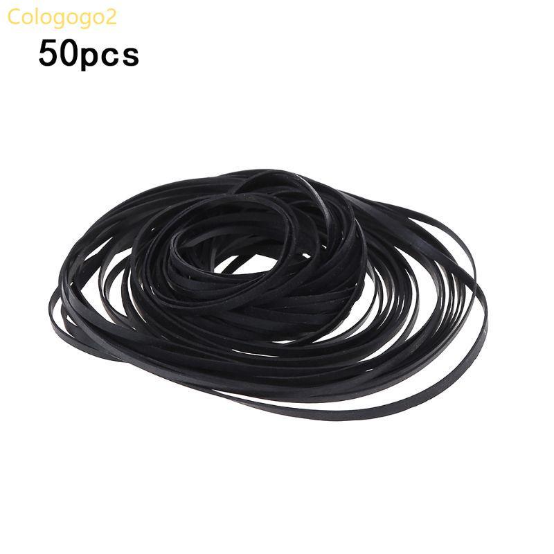 Cologogo2 Turntable Belt Rubber Flat Drive Belt for Record Player DVD Repeater