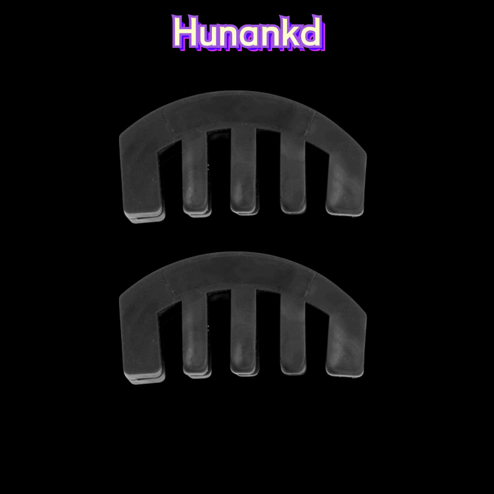HUAN 2PCS ยางไวโอลิน Mute,สีดํายางไวโอลินฝึก Mute,ทนทานซิลิโคนไวโอลิน Mute สําหรับไวโอลินคนรัก