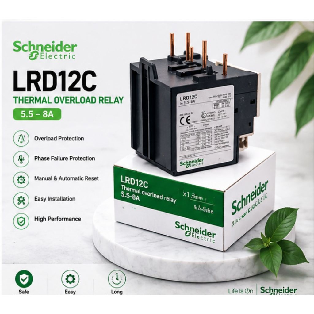 ถูกมาก Schneider Electric Singapore. LRD12 โอเวอร์โหลด สินค้าถ่ายจากงานจริง พร้อมส่ง