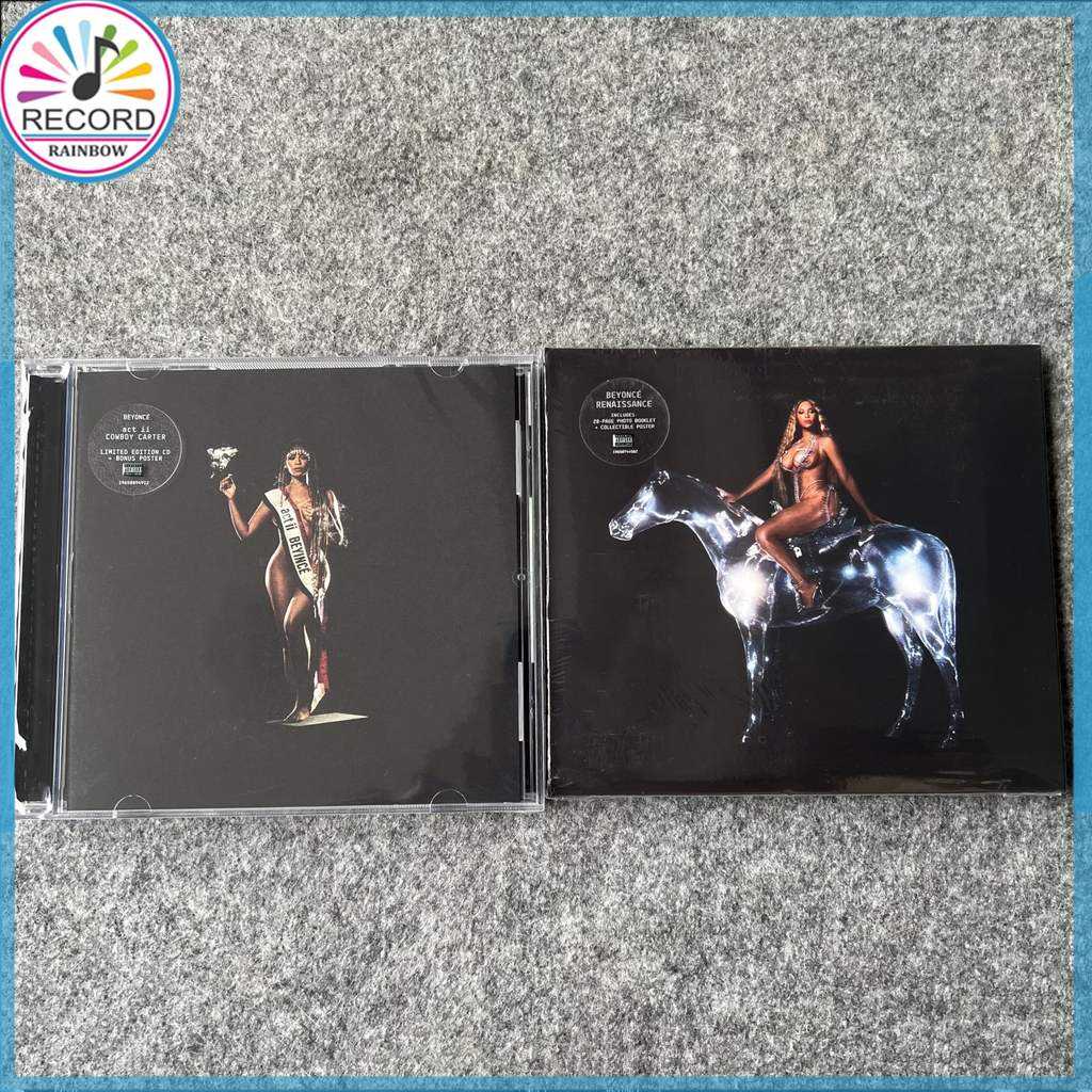 Beyonce Cowboy Carter & Renaissance 2 Albums Set Original CD Brand New Album Sealed OM