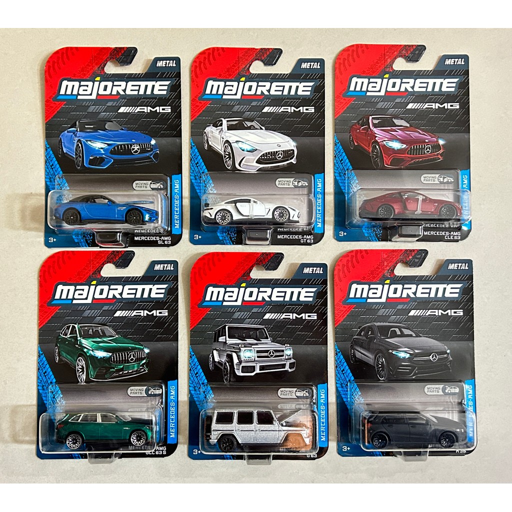 รูปแบบใหม่ พร้อมส่ง Majorette Majorette Mercedes-Benz AMG Series รถโลหะผสม Big G GLC CLE53