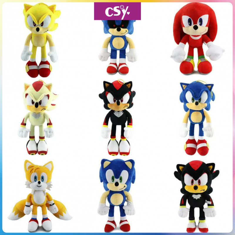ตุ๊กตาการ์ตูน Sonic Super Sonic Sonic Talls สไตล์ใหม่ ของขวัญสําหรับเด็ก