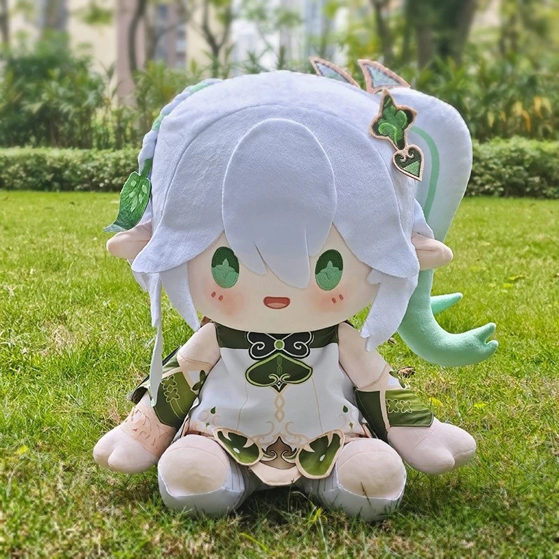 เกมใหม่ Genshin Impact Nahida ตุ๊กตาตุ๊กตาผ้าฝ้ายนั่งของเล่นแต่งตัว Plushie อะนิเมะนุ่มกอดหมอนรูปของ